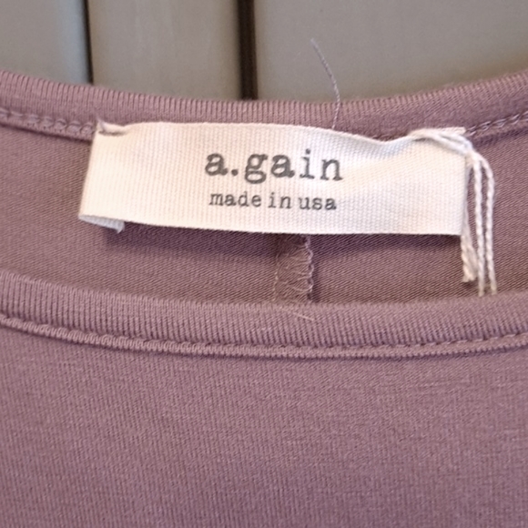 Cute mauve pullover top by a.gain - Picture 4 of 6